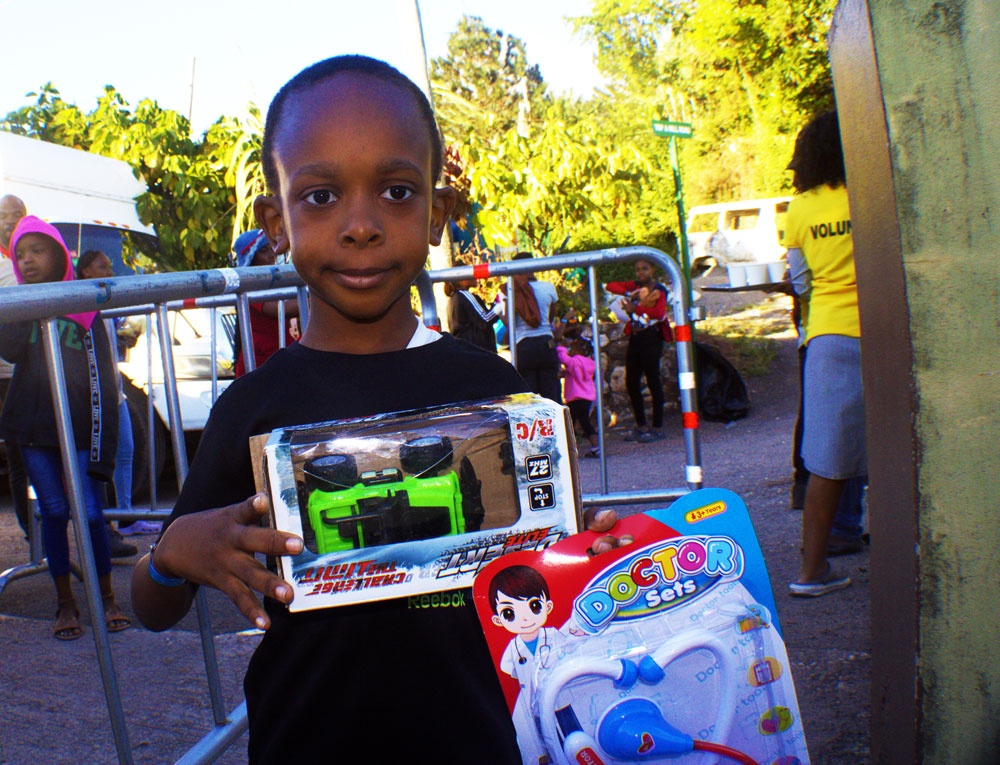 Operation Toy Drive 2023- Woodford, Jamaica (toys to 235 + children)